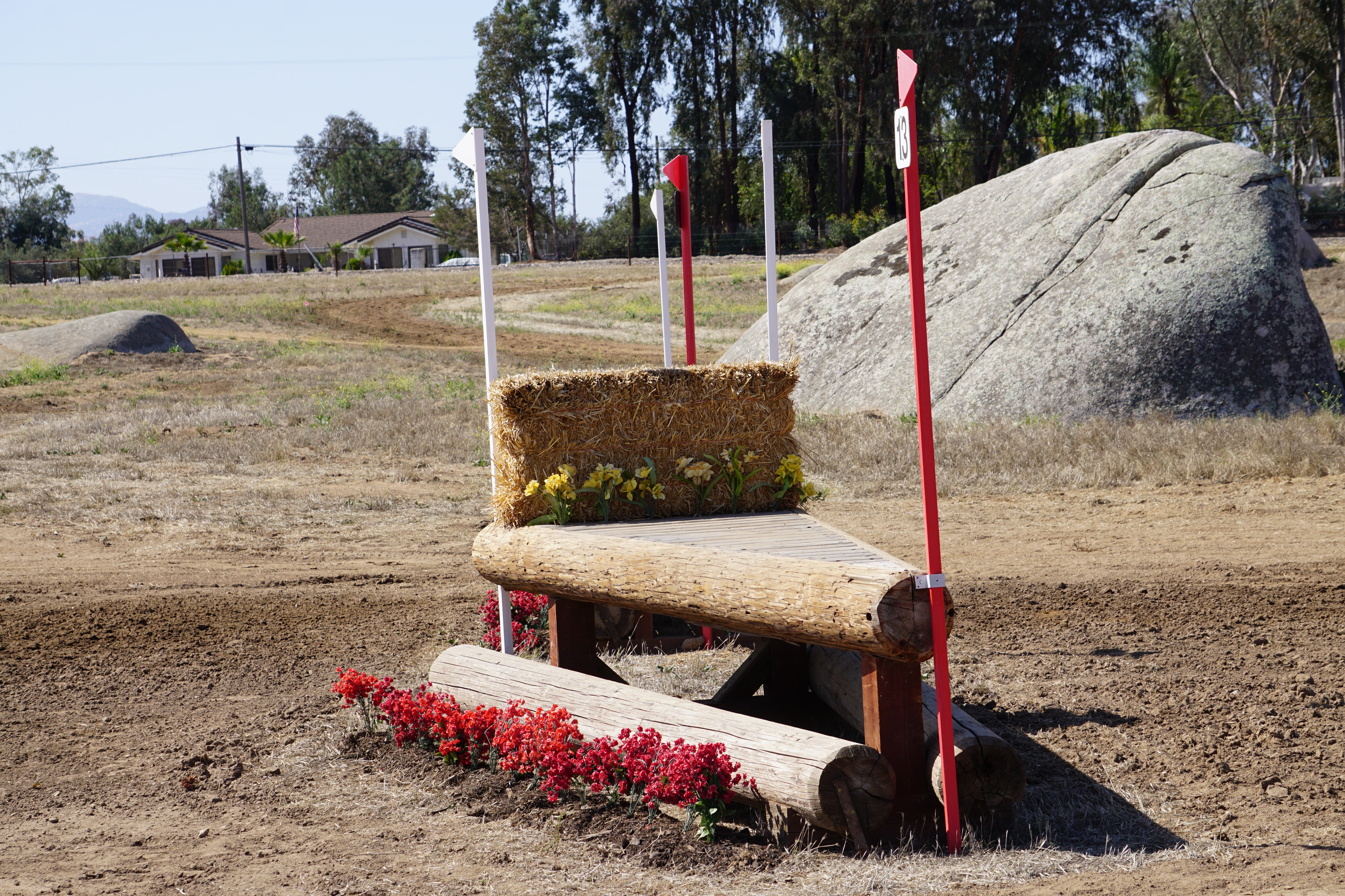 Novice level corner jump