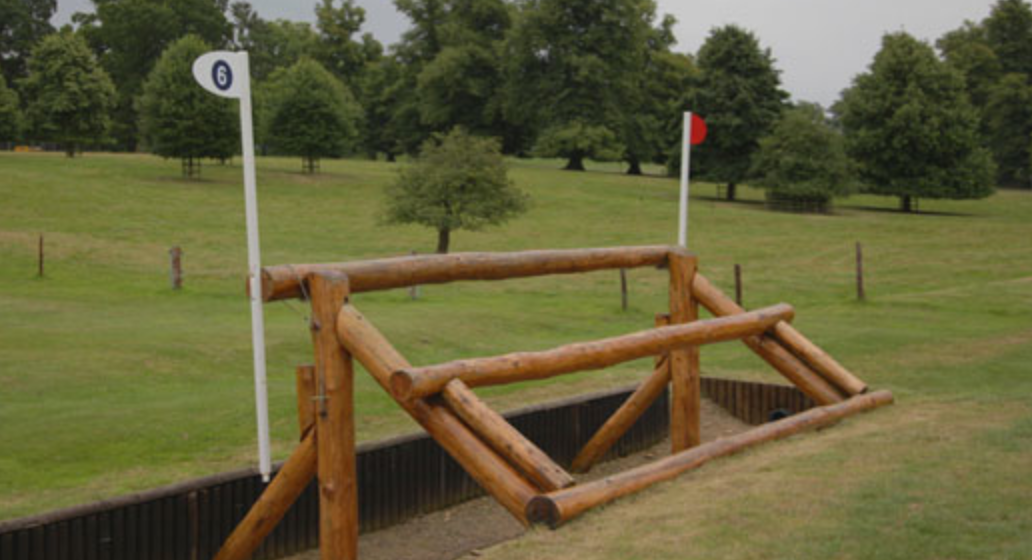 Elephant trap cross country fence