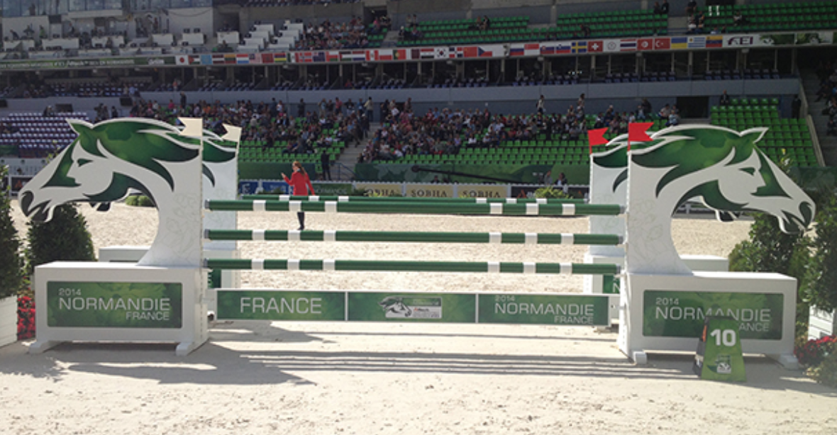 show jumping visual challenge