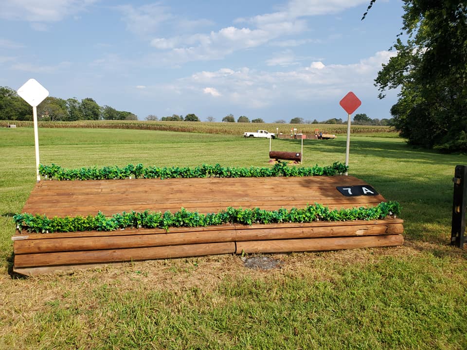 cross country complex ramp to skinny jump